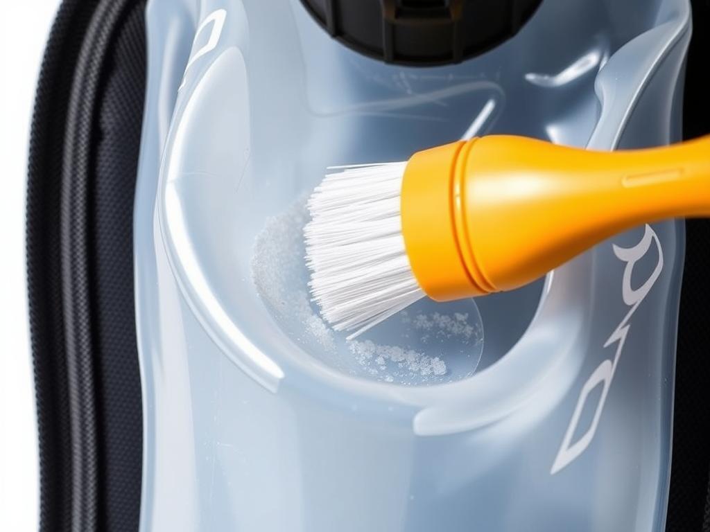 Cleaning mold from a hydration bladder